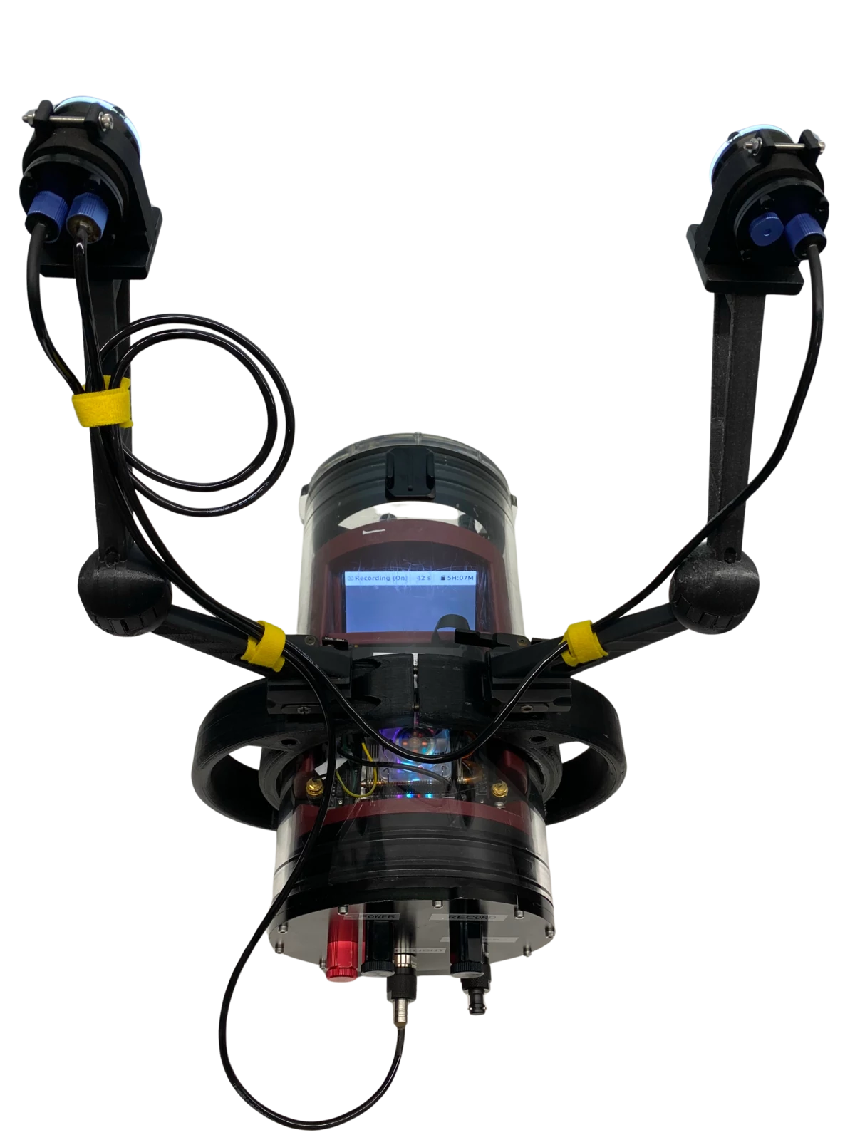 Top view of the MotherBear Marine HydroEye subsea imaging system